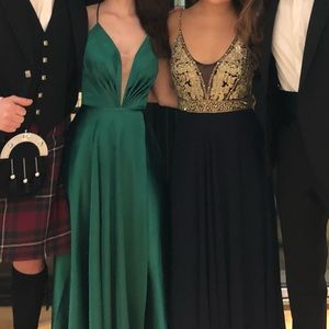 Emerald green Betsy & Adam dress